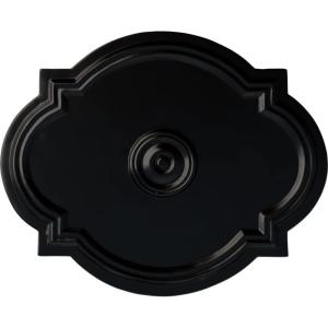 imageEkena Millwork CM21WA Waltz Ceiling MedallionJet Black Flat Finish