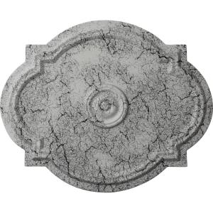 imageEkena Millwork CM21WA Waltz Ceiling MedallionUltra Pure White Crackle Flat Finish