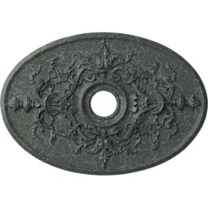 imageEkena Millwork CM21X30AL 21 14Inch W x 30 34Inch H x 1 58Inch P Alexa Ceiling MedallionAthenian Green Crackle Flat Finish