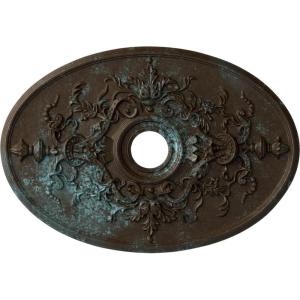imageEkena Millwork CM21X30AL 21 14Inch W x 30 34Inch H x 1 58Inch P Alexa Ceiling MedallionBronze Blue Patina Metallic Series