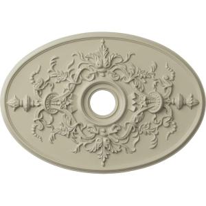 imageEkena Millwork CM21X30AL 21 14Inch W x 30 34Inch H x 1 58Inch P Alexa Ceiling MedallionClear Yellow Flat Finish