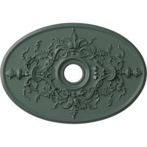 imageEkena Millwork CM21X30AL 21 14Inch W x 30 34Inch H x 1 58Inch P Alexa Ceiling MedallionCloud Burst Flat Finish