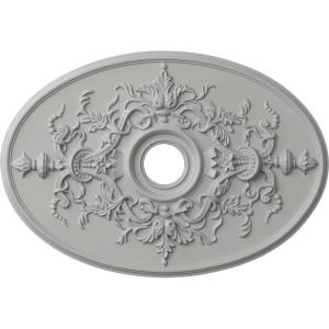 imageEkena Millwork CM21X30AL 21 14Inch W x 30 34Inch H x 1 58Inch P Alexa Ceiling MedallionFrost Flat Finish