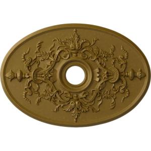 imageEkena Millwork CM21X30AL 21 14Inch W x 30 34Inch H x 1 58Inch P Alexa Ceiling MedallionGold Rush Metallic Series