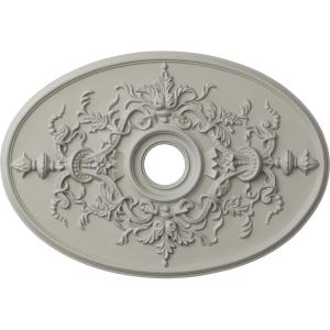 imageEkena Millwork CM21X30AL 21 14Inch W x 30 34Inch H x 1 58Inch P Alexa Ceiling MedallionPot of Cream Flat Finish