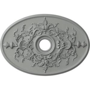 imageEkena Millwork CM21X30AL 21 14Inch W x 30 34Inch H x 1 58Inch P Alexa Ceiling MedallionPrimed