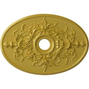 imageEkena Millwork CM21X30AL 21 14Inch W x 30 34Inch H x 1 58Inch P Alexa Ceiling MedallionRich Gold Metallic Series