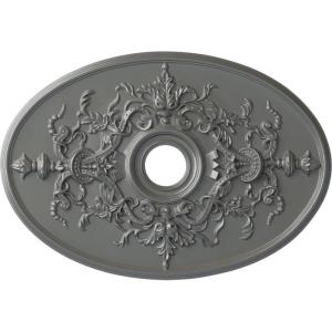 imageEkena Millwork CM21X30AL 21 14Inch W x 30 34Inch H x 1 58Inch P Alexa Ceiling MedallionSilver Metallic Series