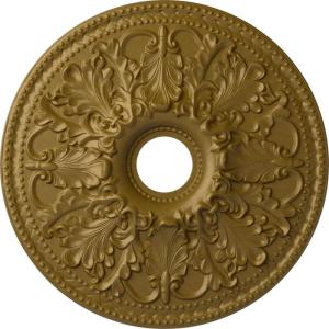 imageEkena Millwork CM23AS 23 78Inch OD x 4 18Inch ID Ashley Ceiling MedallionGold Rush Metallic Series