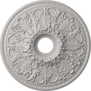 imageEkena Millwork CM23AS 23 78Inch OD x 4 18Inch ID Ashley Ceiling MedallionUltra Pure White Flat Finish