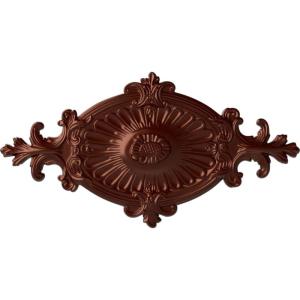 imageEkena Millwork CM23RO1 23 12quot x 12 14quot x 1 12quot Quentin Ceiling Medallion PrimedAntique Copper Metallic Series