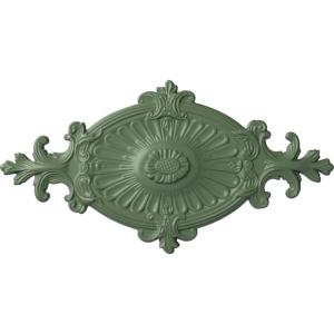 imageEkena Millwork CM23RO1 23 12quot x 12 14quot x 1 12quot Quentin Ceiling Medallion PrimedAthenian Green Flat Finish