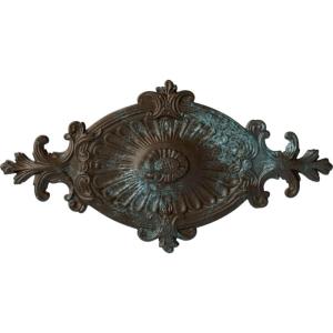 imageEkena Millwork CM23RO1 23 12quot x 12 14quot x 1 12quot Quentin Ceiling Medallion PrimedBronze Blue Patina Metallic Series