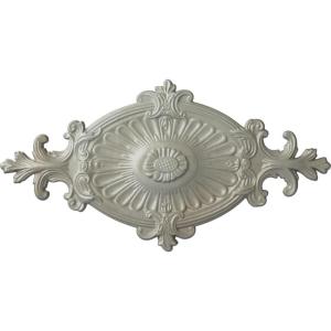imageEkena Millwork CM23RO1 23 12quot x 12 14quot x 1 12quot Quentin Ceiling Medallion PrimedFlash Gold Metallic Series