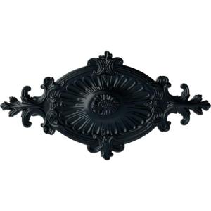 imageEkena Millwork CM23RO1 23 12quot x 12 14quot x 1 12quot Quentin Ceiling Medallion PrimedNight Shade Flat Finish