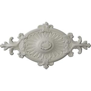 imageEkena Millwork CM23RO1 23 12quot x 12 14quot x 1 12quot Quentin Ceiling Medallion PrimedPot of Cream Flat Finish