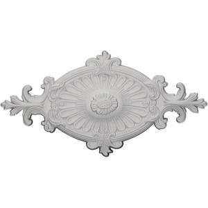 imageEkena Millwork CM23RO1 23 12quot x 12 14quot x 1 12quot Quentin Ceiling Medallion PrimedPrimed