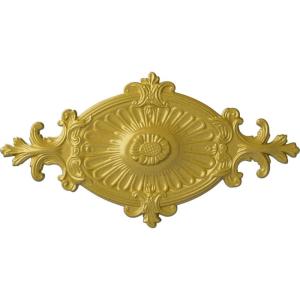 imageEkena Millwork CM23RO1 23 12quot x 12 14quot x 1 12quot Quentin Ceiling Medallion PrimedRich Gold Metallic Series
