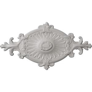 imageEkena Millwork CM23RO1 23 12quot x 12 14quot x 1 12quot Quentin Ceiling Medallion PrimedUltra Pure White Flat Finish