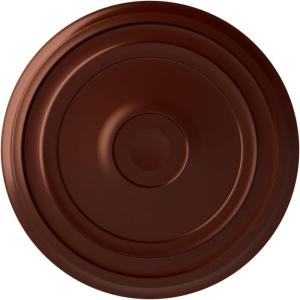 imageEkena Millwork CM24RE Traditional Reece Ceiling Medallion 24 38quotOD x 1 18quotP Fits Canopies up to 5 78quot Factory PrimedAntique Copper Metallic Series