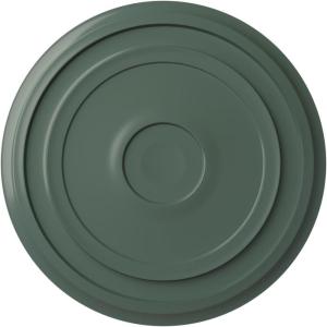 imageEkena Millwork CM24RE Traditional Reece Ceiling Medallion 24 38quotOD x 1 18quotP Fits Canopies up to 5 78quot Factory PrimedCloud Burst Flat Finish