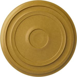 imageEkena Millwork CM24RE Traditional Reece Ceiling Medallion 24 38quotOD x 1 18quotP Fits Canopies up to 5 78quot Factory PrimedIridescent Gold Metallic Series
