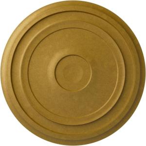 imageEkena Millwork CM24RE Traditional Reece Ceiling Medallion 24 38quotOD x 1 18quotP Fits Canopies up to 5 78quot Factory PrimedPharaohs Gold Metallic Series