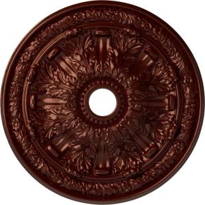 imageEkena Millwork CM30FL Flagstone Ceiling Medallion 30quotOD x 3 78quotID x 3 14quotP Fits Canopies up to 3 78quot Factory PrimedHandPainted Antique Copper