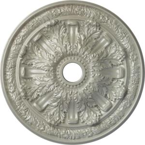 imageEkena Millwork CM30FL Flagstone Ceiling Medallion 30quotOD x 3 78quotID x 3 14quotP Fits Canopies up to 3 78quot Factory PrimedHandpainted Flash Copper