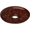 image16 12quotOD x 3 58quotID x 1 18quotP Apollo Ceiling Medallion Fits Canopies up to 5 58quotHandPainted Antique Copper