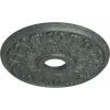 image16 12quotOD x 3 58quotID x 1 18quotP Apollo Ceiling Medallion Fits Canopies up to 5 58quotHandPainted Athenian Green Crackle