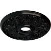 image16 12quotOD x 3 58quotID x 1 18quotP Apollo Ceiling Medallion Fits Canopies up to 5 58quotHandPainted Black Pearl