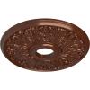 image16 12quotOD x 3 58quotID x 1 18quotP Apollo Ceiling Medallion Fits Canopies up to 5 58quotHandPainted Copper Penny