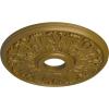 image16 12quotOD x 3 58quotID x 1 18quotP Apollo Ceiling Medallion Fits Canopies up to 5 58quotHandPainted Gold