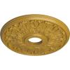 image16 12quotOD x 3 58quotID x 1 18quotP Apollo Ceiling Medallion Fits Canopies up to 5 58quotHandPainted Iridescent Gold