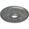 image16 12quotOD x 3 58quotID x 1 18quotP Apollo Ceiling Medallion Fits Canopies up to 5 58quotHandPainted Platinum