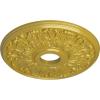 image16 12quotOD x 3 58quotID x 1 18quotP Apollo Ceiling Medallion Fits Canopies up to 5 58quotHandPainted Rich Gold