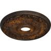 image16 12quotOD x 3 58quotID x 1 18quotP Apollo Ceiling Medallion Fits Canopies up to 5 58quotHandPainted Rust