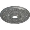 image16 12quotOD x 3 58quotID x 1 18quotP Apollo Ceiling Medallion Fits Canopies up to 5 58quotHandPainted Silver