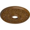 image16 12quotOD x 3 58quotID x 1 18quotP Apollo Ceiling Medallion Fits Canopies up to 5 58quotHandPainted Smokey Topaz