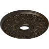 image16 12quotOD x 3 58quotID x 1 18quotP Apollo Ceiling Medallion Fits Canopies up to 5 58quotHandPainted Stone Hearth Crackle