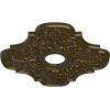 image17 34quotOD x 3 34quotID x 1quotP Peralta Ceiling Medallion Fits Canopies up to 4 58quotBrass Metallic Series