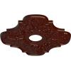 image17 34quotOD x 3 34quotID x 1quotP Peralta Ceiling Medallion Fits Canopies up to 4 58quotBrushed Mahogany Flat Finish