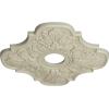 image17 34quotOD x 3 34quotID x 1quotP Peralta Ceiling Medallion Fits Canopies up to 4 58quotClear Yellow Flat Finish
