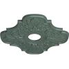 image17 34quotOD x 3 34quotID x 1quotP Peralta Ceiling Medallion Fits Canopies up to 4 58quotCloud Burst Flat Finish