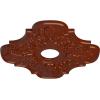image17 34quotOD x 3 34quotID x 1quotP Peralta Ceiling Medallion Fits Canopies up to 4 58quotFirebrick Flat Finish