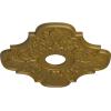 image17 34quotOD x 3 34quotID x 1quotP Peralta Ceiling Medallion Fits Canopies up to 4 58quotGold Rush Metallic Series