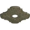 image17 34quotOD x 3 34quotID x 1quotP Peralta Ceiling Medallion Fits Canopies up to 4 58quotPainted Turtle Flat Finish
