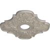 image17 34quotOD x 3 34quotID x 1quotP Peralta Ceiling Medallion Fits Canopies up to 4 58quotPearl White Metallic Series