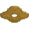 image17 34quotOD x 3 34quotID x 1quotP Peralta Ceiling Medallion Fits Canopies up to 4 58quotPharaohs Gold Metallic Series